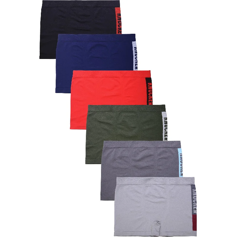 Men's Essentials Knocker PACK OF 6 Seamless Trunks (MS066M_6PK)