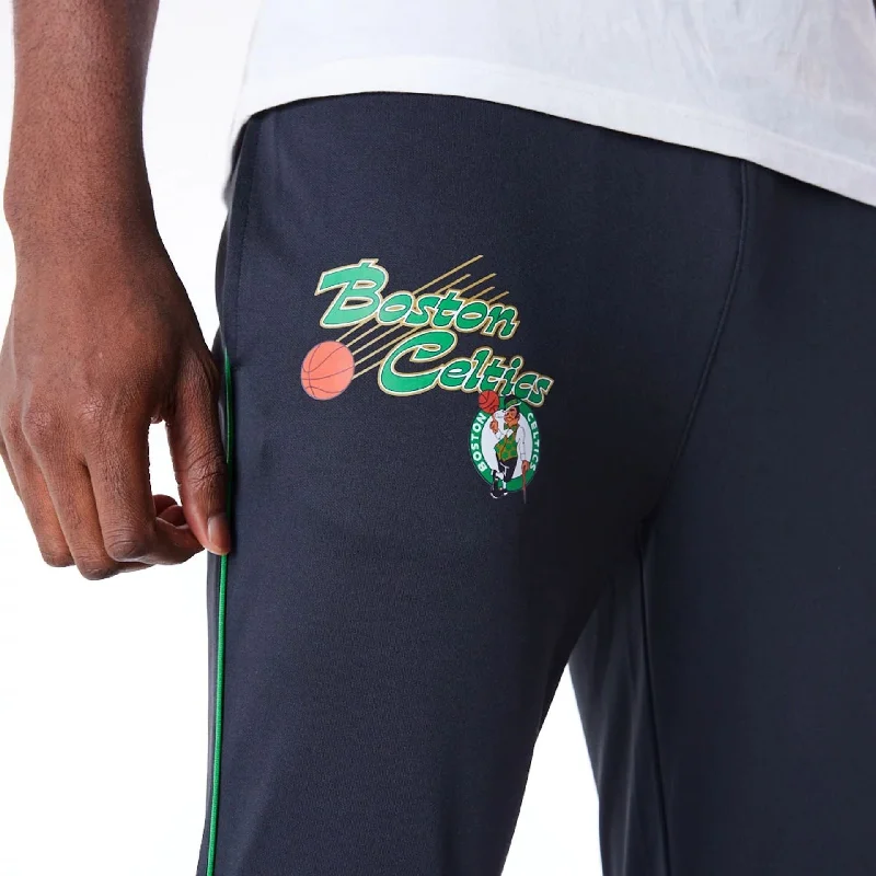 Boston Celtics NBA Script Black Fleece Track Joggers