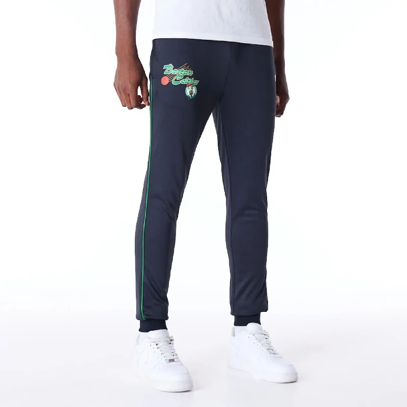 Boston Celtics NBA Script Black Fleece Track Joggers