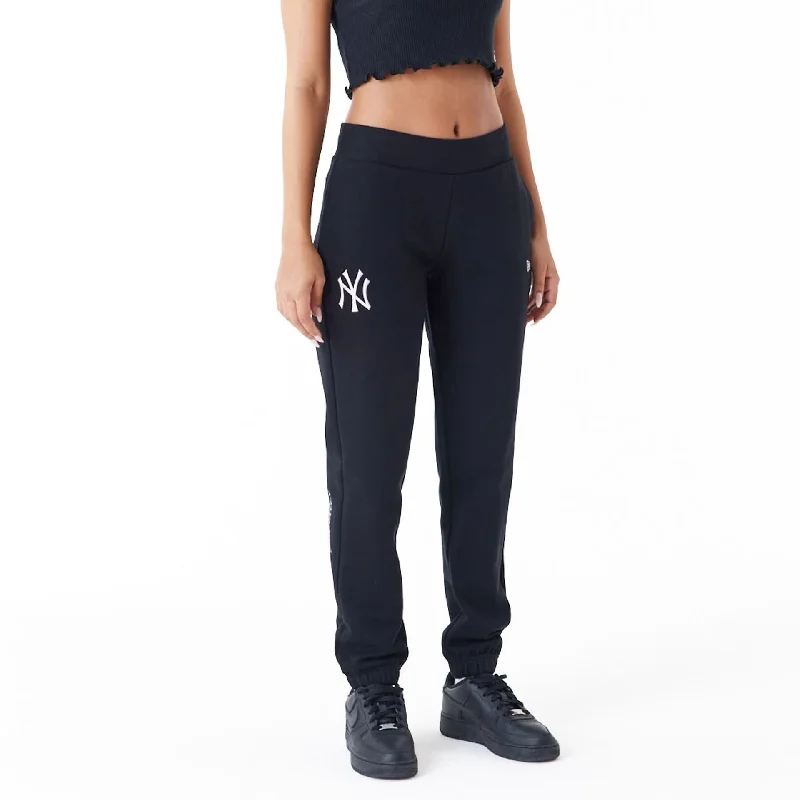 New York Yankees Womens MLB Lifestyle Black Joggers