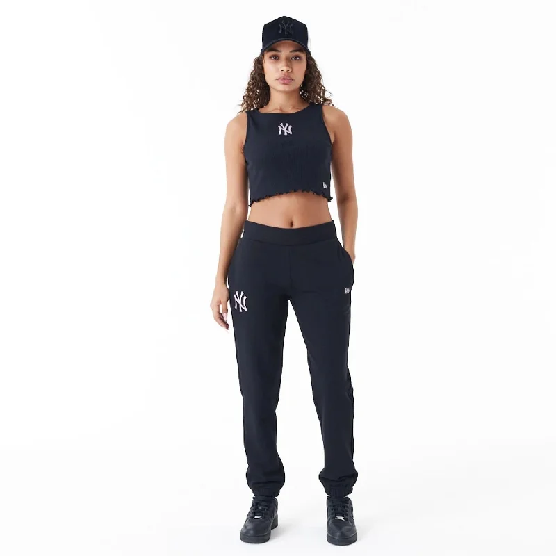 New York Yankees Womens MLB Lifestyle Black Joggers